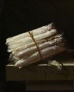 Adriaen Coorte Still Life with Asparagus. oil on canvas